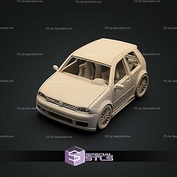 Model Kit Car STL Files Volkswagen Golf R32 MK4