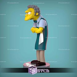 Moe Szyslak The Simpsons 150mm STL Files
