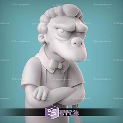 Moe Szyslak The Simpsons 150mm STL Files