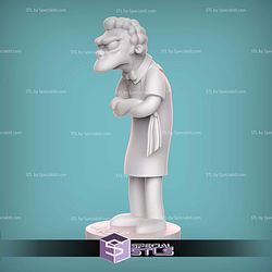 Moe Szyslak The Simpsons 150mm STL Files