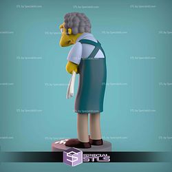 Moe Szyslak The Simpsons 150mm STL Files