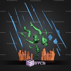 Mokoto Kusanagi Ghost in the Shell 380mm STL Files