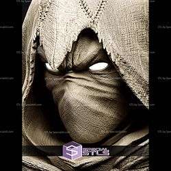Moon Knight Portrait Bust 271mm 2026 STL Files