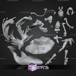 Mualani Genshin Impact 250mm STL Files