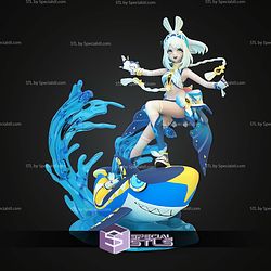 Mualani Genshin Impact 250mm STL Files