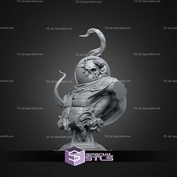 Mysterio Skull Head Bust STL Files