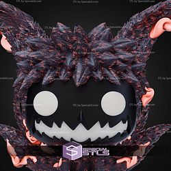 Naruto Kyuubi 4 Tails Funko 88mm STL Files