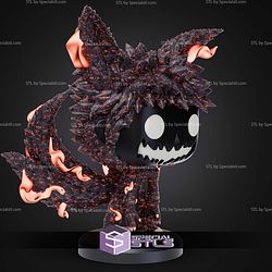 Naruto Kyuubi 4 Tails Funko 88mm STL Files