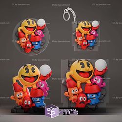 Nes STL Collection Cartridges Pac Man Wall Decors Figures
