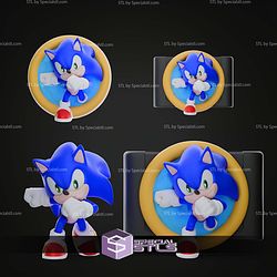 Nes STL Collection Cartridges Sonic Wall Decors Figures