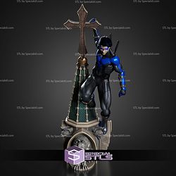 Nightwing on Tower 1-8 STL Files