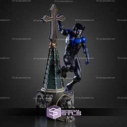 Nightwing on Tower 1-8 STL Files