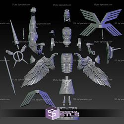 Ophanimon Basic Digimon STL Files