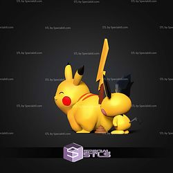 Pichu and Pikachu STL Files
