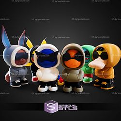 Pokemon Urban Pack Color Print STL Files