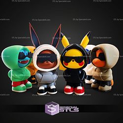 Pokemon Urban Pack Color Print STL Files
