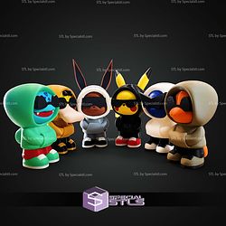 Pokemon Urban Pack Color Print STL Files