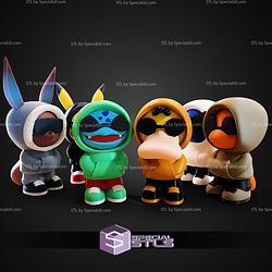 Pokemon Urban Pack Color Print STL Files