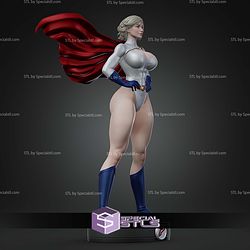 Power Girl Super Hero Pose STL Files