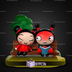 Pucca and Garu 150mm STL Files