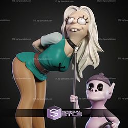 Queen Bean Disenchantment STL Files