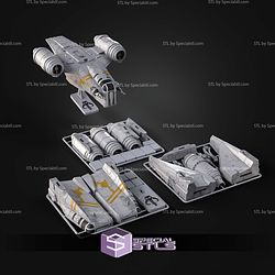 Razor Crest Kit Card STL Files