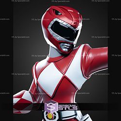 Red Ranger Catoon Style 192mm STL Files