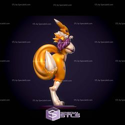 Renamon Super Thicc 200mm STL Files