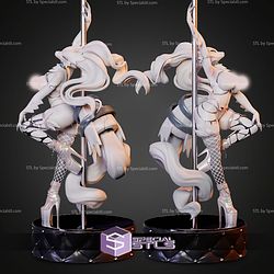 Reshiram Pole Dancer H280mm STL Files