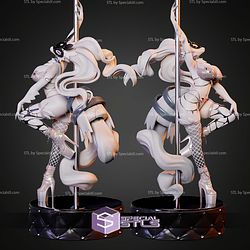 Reshiram Pole Dancer H280mm STL Files