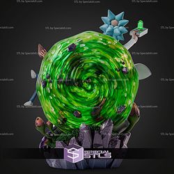 Rick and Morty Diorama 300mm STL Files
