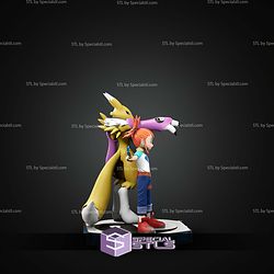 Rika Nonaka Ruki Makino and Renamon STL Files