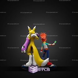 Rika Nonaka Ruki Makino and Renamon STL Files