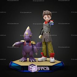 Ryo Akiyama and Monodramon STL Files