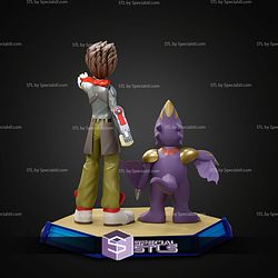 Ryo Akiyama and Monodramon STL Files