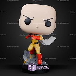 Saitama Funko 76mm STL Files