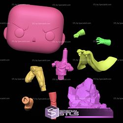 Saitama Funko 76mm STL Files