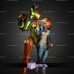 Samus Aran and Her Armor NSFW STL Files
