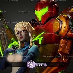 Samus Aran and Her Armor NSFW STL Files