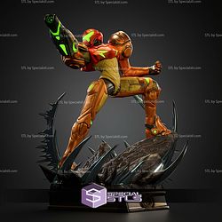 Samus Aran in Armor STL Files