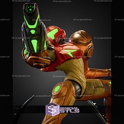 Samus Aran in Armor STL Files