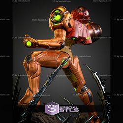 Samus Aran in Armor STL Files