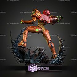 Samus Aran in Armor STL Files