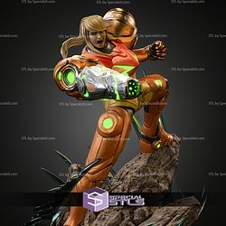 Samus Aran in Armor STL Files
