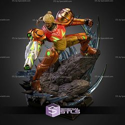 Samus Aran in Armor STL Files