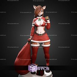 Santa Deer Furry STL Files