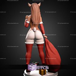 Santa Deer Furry STL Files