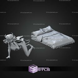 Scanty Panty and Stocking on Bed NSFW STL Files
