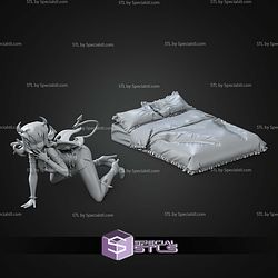 Scanty Panty and Stocking on Bed STL Files