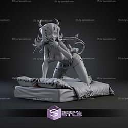 Scanty Panty and Stocking on Bed STL Files